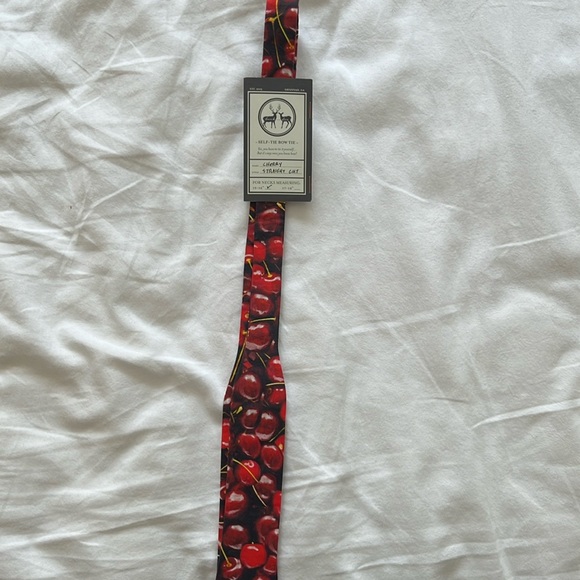 Cherry Bow Tie - Picture 1 of 3